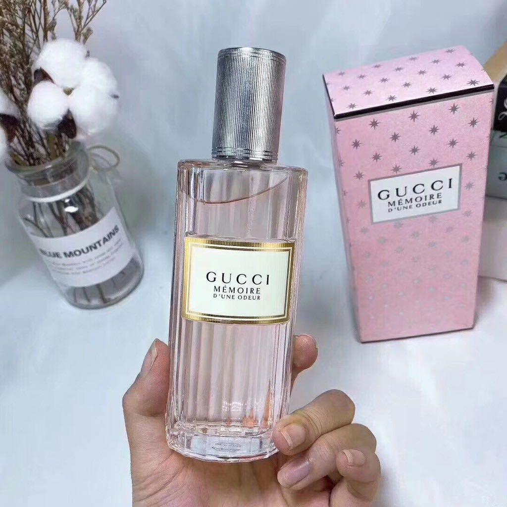 GUCCI MEMOIRE D'UNE ODEUR PINK perfume, Beauty & Personal Care, Fragrance &  Deodorants on Carousell