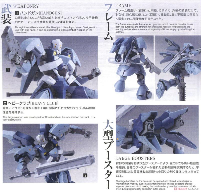 HG IBO 1/144 Rouei Gundam IronBlooded Orphans, Hobbies & Toys