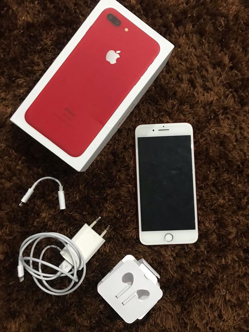 Iphone 7 Plus Red 32gb Second Telepon Seluler Tablet Iphone Iphone 7 Series Di Carousell