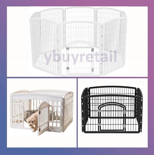 Iris Usa 24 4 Panel Exercise Pet Playpen With Door Iris Usa 34 Exercise 8 Panel Pet Playpen Pet Supplies For Dogs Dog Accessories On Carousell