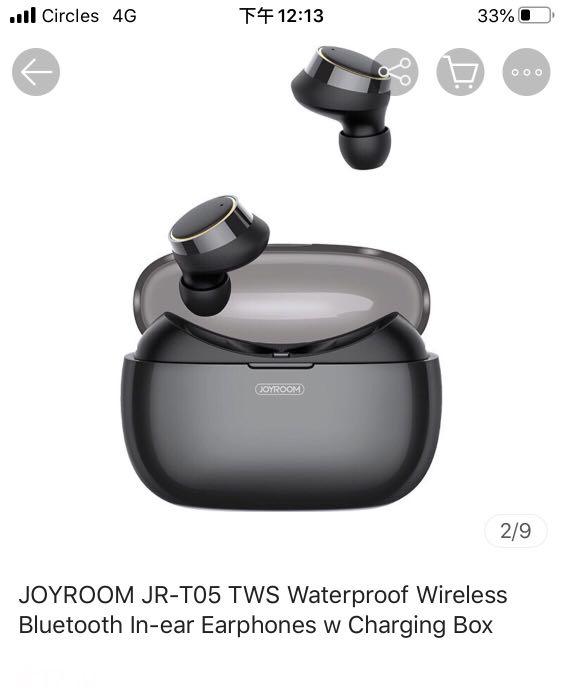 JOYROOM JR T05 Bluetooth earphone Audio Earphones on Carousell