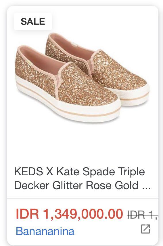kate spade triple decker glitter