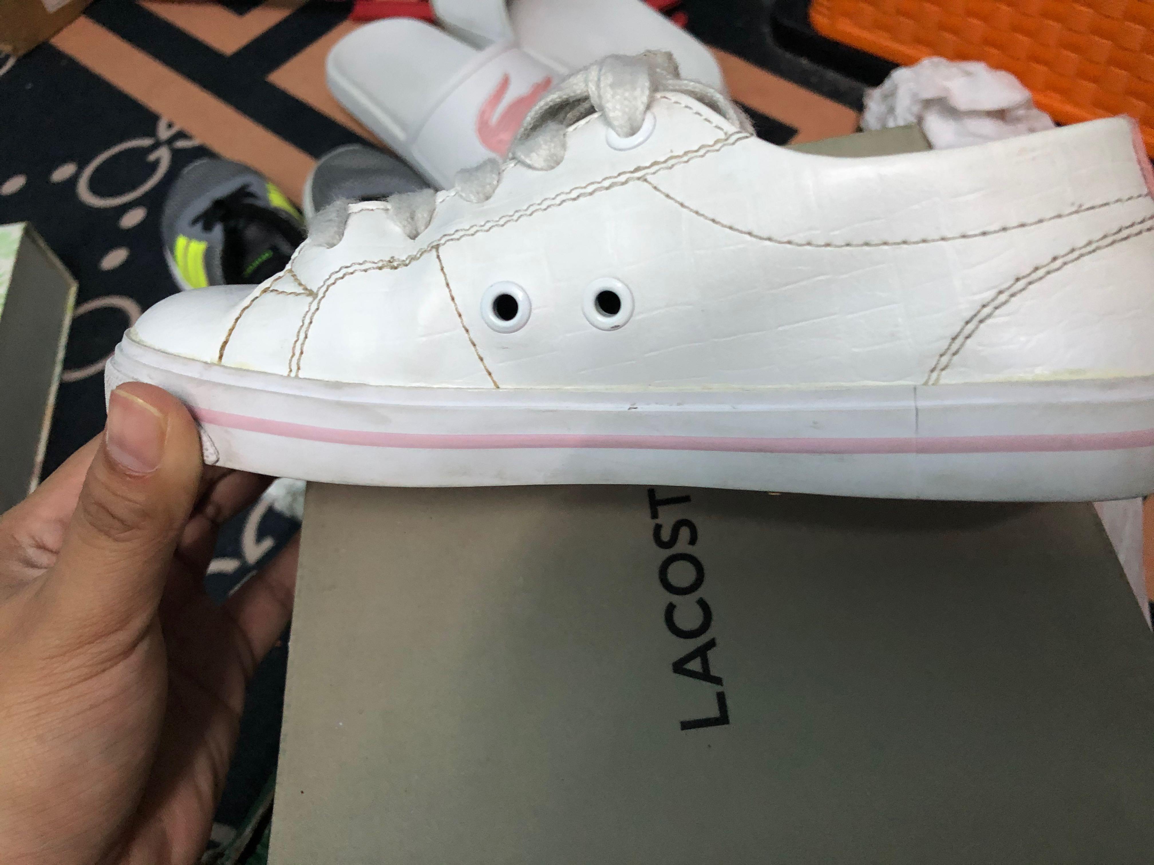 Lacoste Riberac White Pink Kid