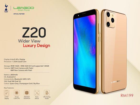 Leagoo Z20 Mobile Phones Tablets Android Phones Others On Carousell