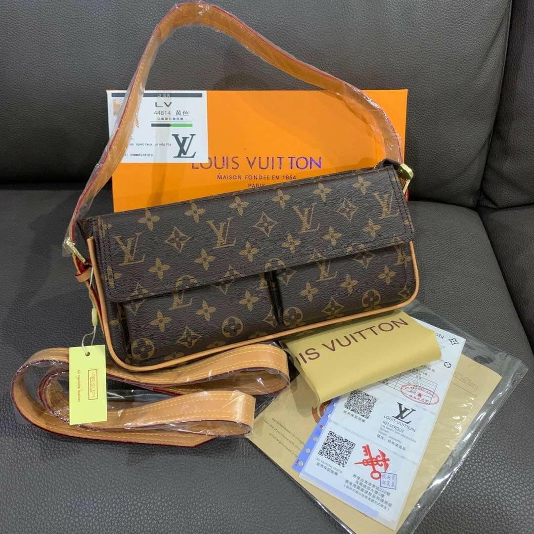 Louis Vuitton Maison fondee en 1854, Women's Fashion, Bags & Wallets,  Cross-body Bags on Carousell