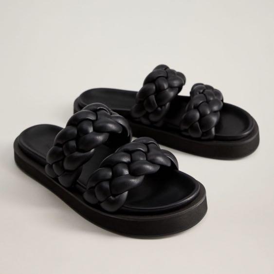 MANGO Platform Braid Sandals Women s Fashion Footwear Sandals