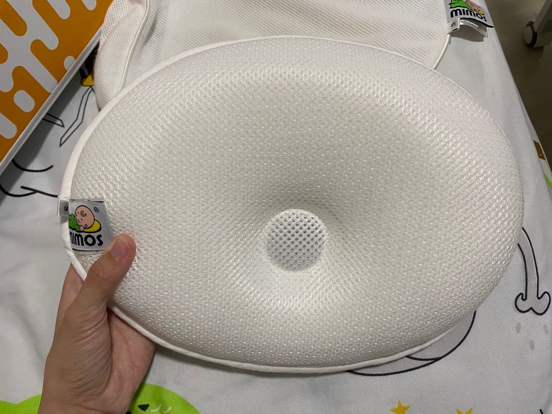 Used for 2 weeks) Mimos Baby Pillow Size S (Newborn-6m / Head Size 36-46cm) Baby Pillow for Flat-head Prevention & Early Treatment, Babies & Kids, Cots & Cribs on Carousell Used for 2 weeks) Mimos Baby Pillow Size S (Newborn-6m / Head Size 36-46cm) Baby Pillow for Flat-head Prevention & Early Treatment, Babies & Kids, Cots & Cribs on Carousell