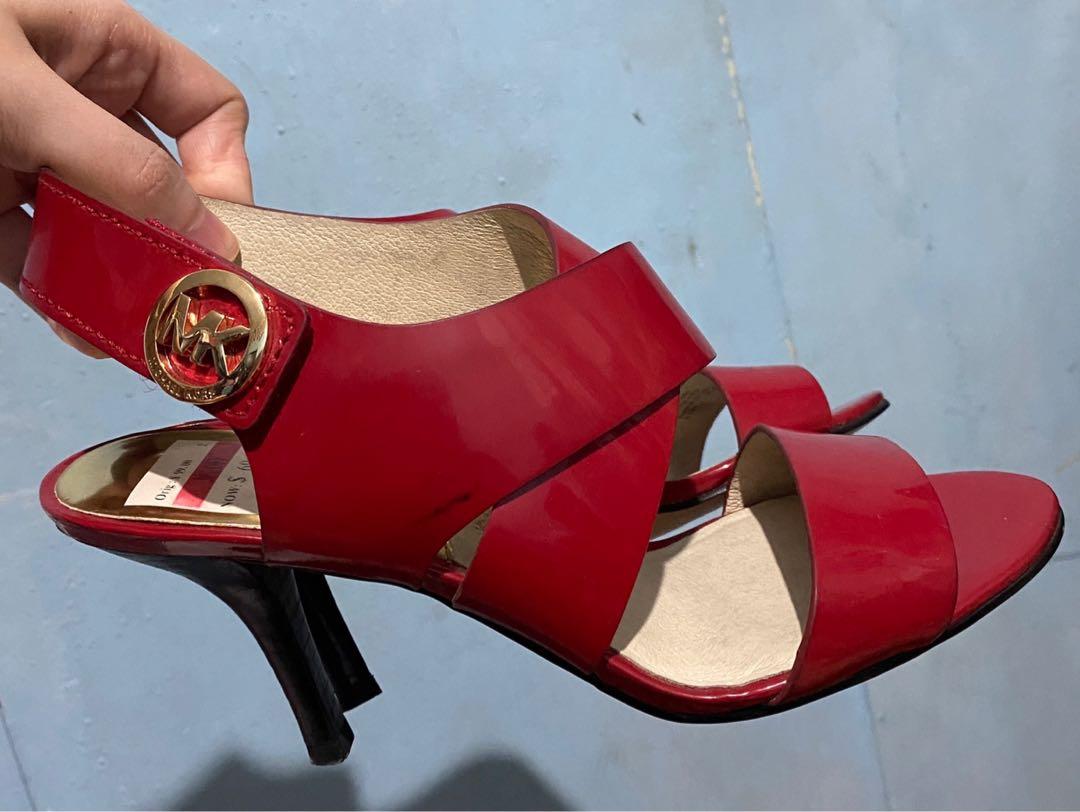 mk red heels