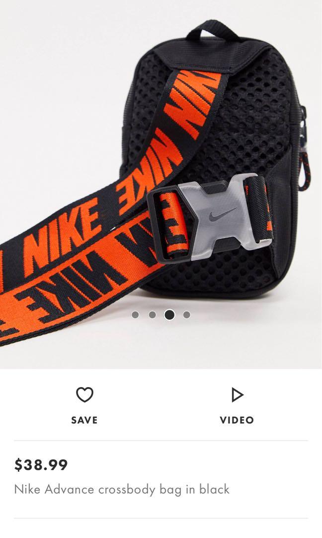 [NEW Nike] NIKE ADVANCE CROSSBODY BAG IN BLACK, Men's Fashion, Bags