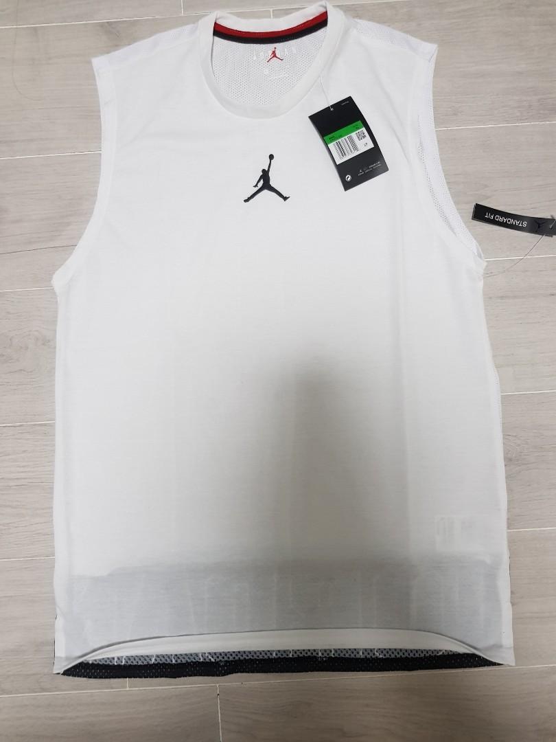 Nike Jordan white Tank Top In stock 