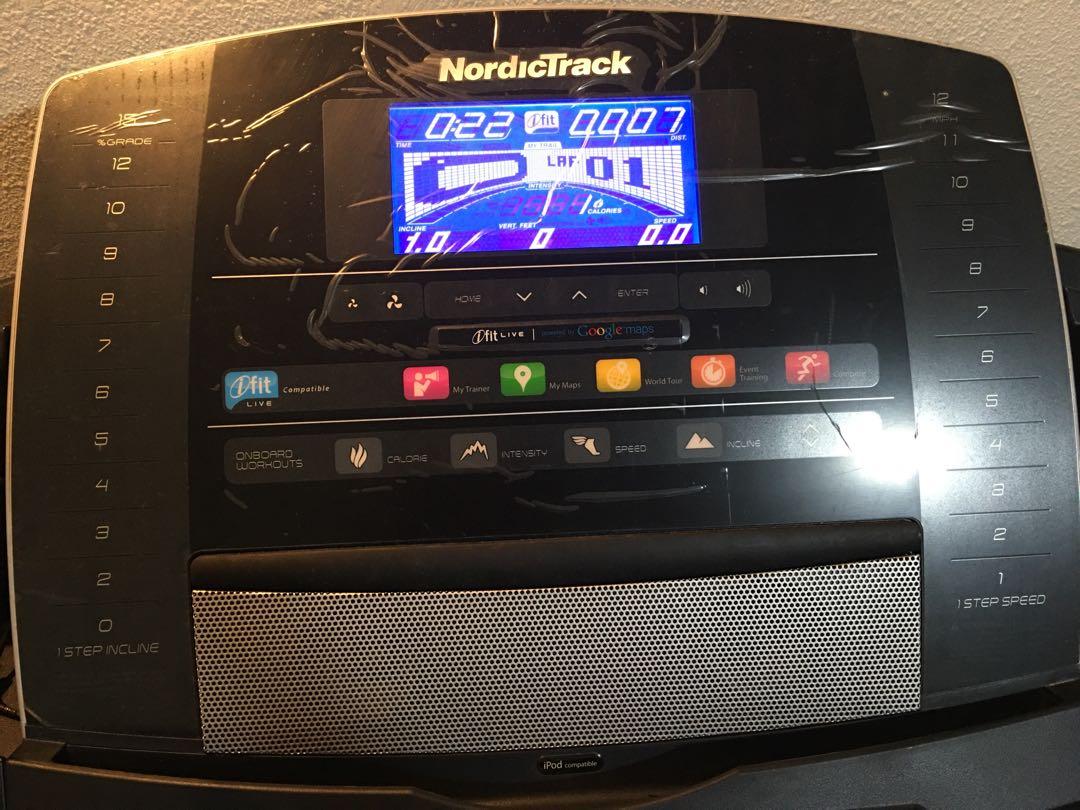 Nordic Track C900 Treadmill w Transformer Sports Equipment Exercise Fitness Cardio Fitness Machines on Carousell