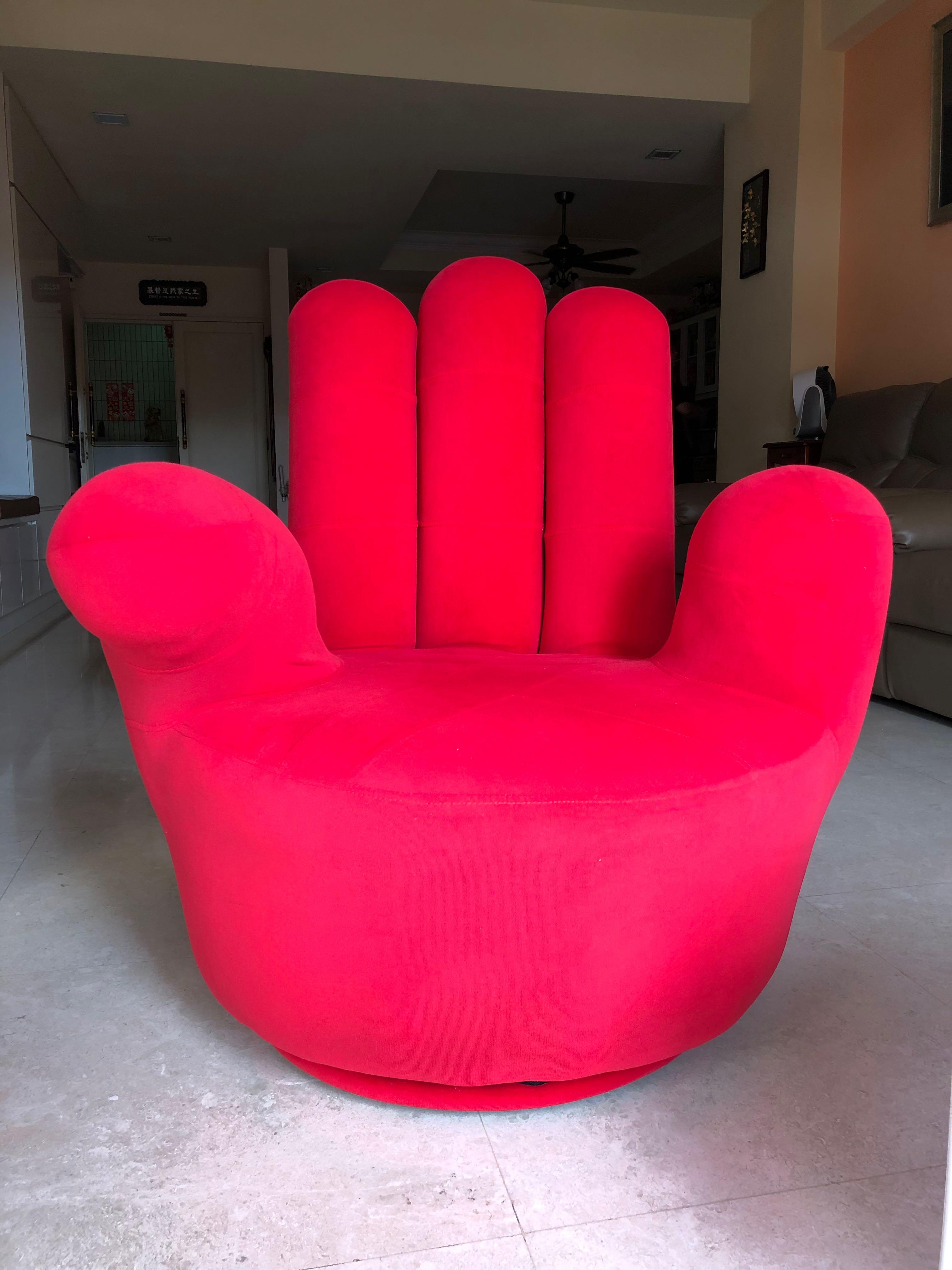 Palm hand chair outlet