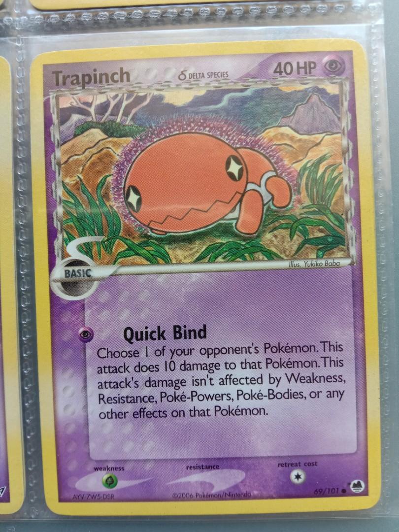 Pokemon Card Trapinch 69 101 Toys Games Board Games Cards On Carousell