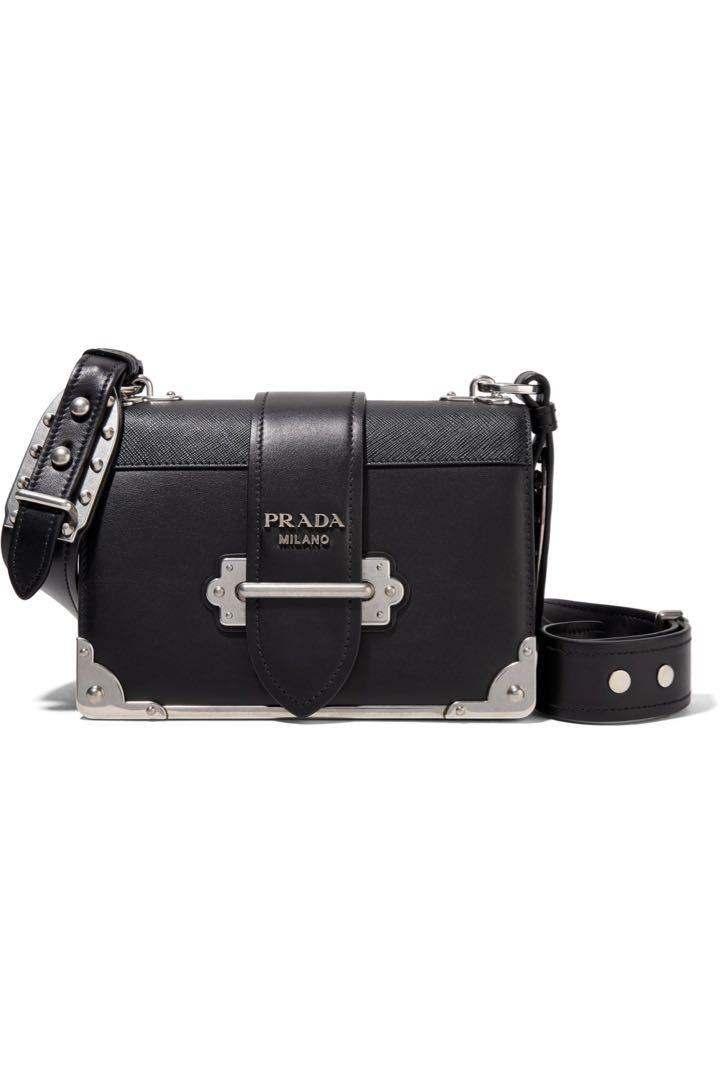 AUTHENTIC] PRADA Cahier Leather Shoulder Bag, Luxury, Bags & Wallets on  Carousell