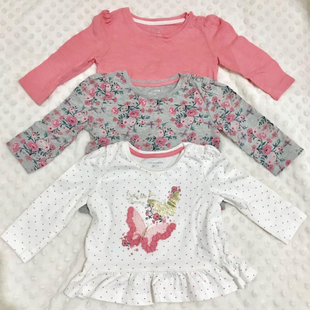 Primark Baby Top Atasan 6-9m baju bayi 