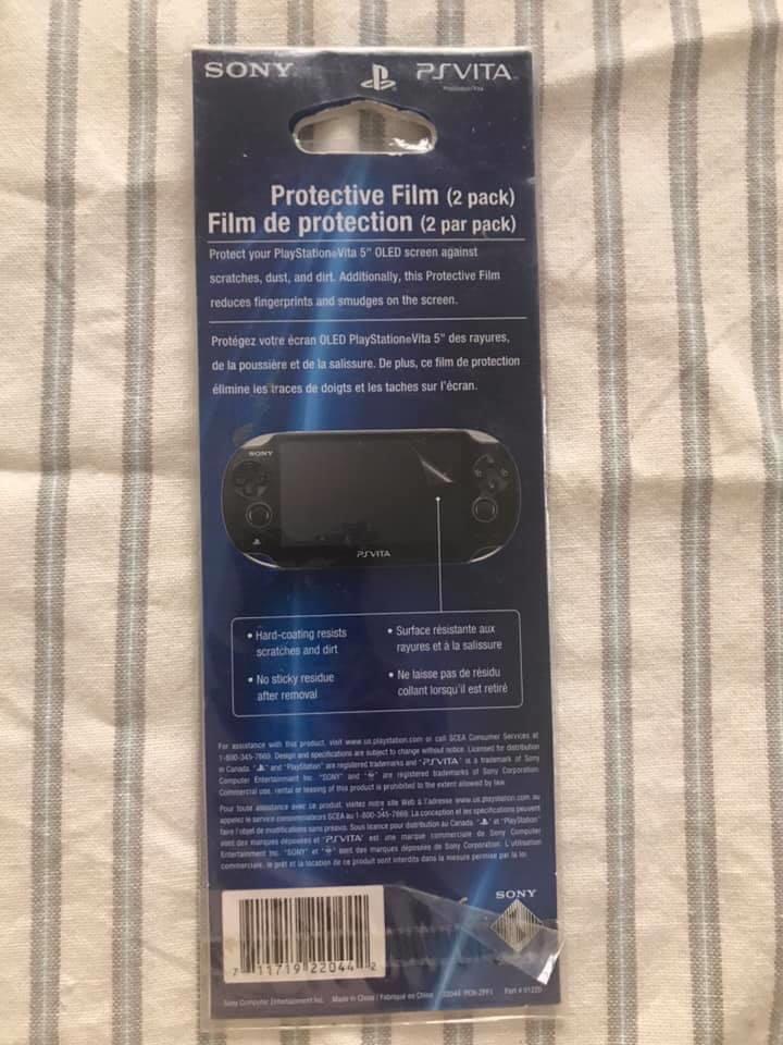 PS Vita Protective Film (Category: Cases & Covers) located in Santa Rosa. Submitted by bebs_11 (Listing ID 1032309211, Image 2). Description: .