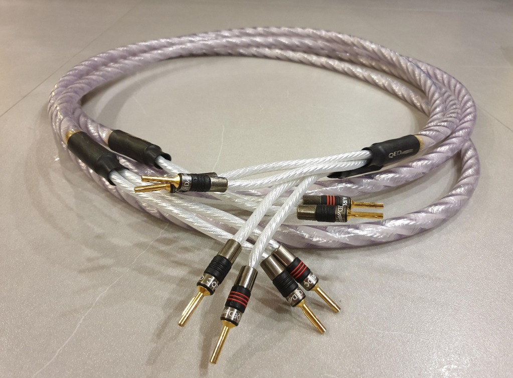 QED Signature: Genesis Silver Spiral Speaker Cable (3m), Audio