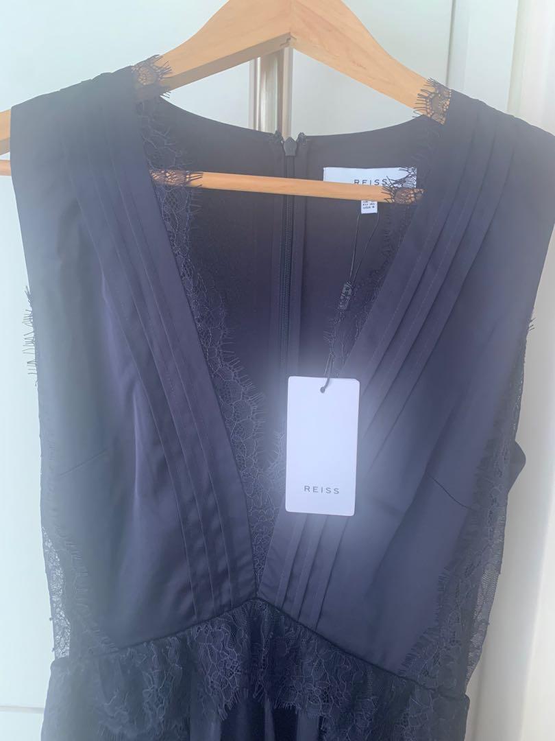 REISS Odette Lace Trim Maxi Dress uk8 Women s Fashion Dresses Sets Dresses on Carousell