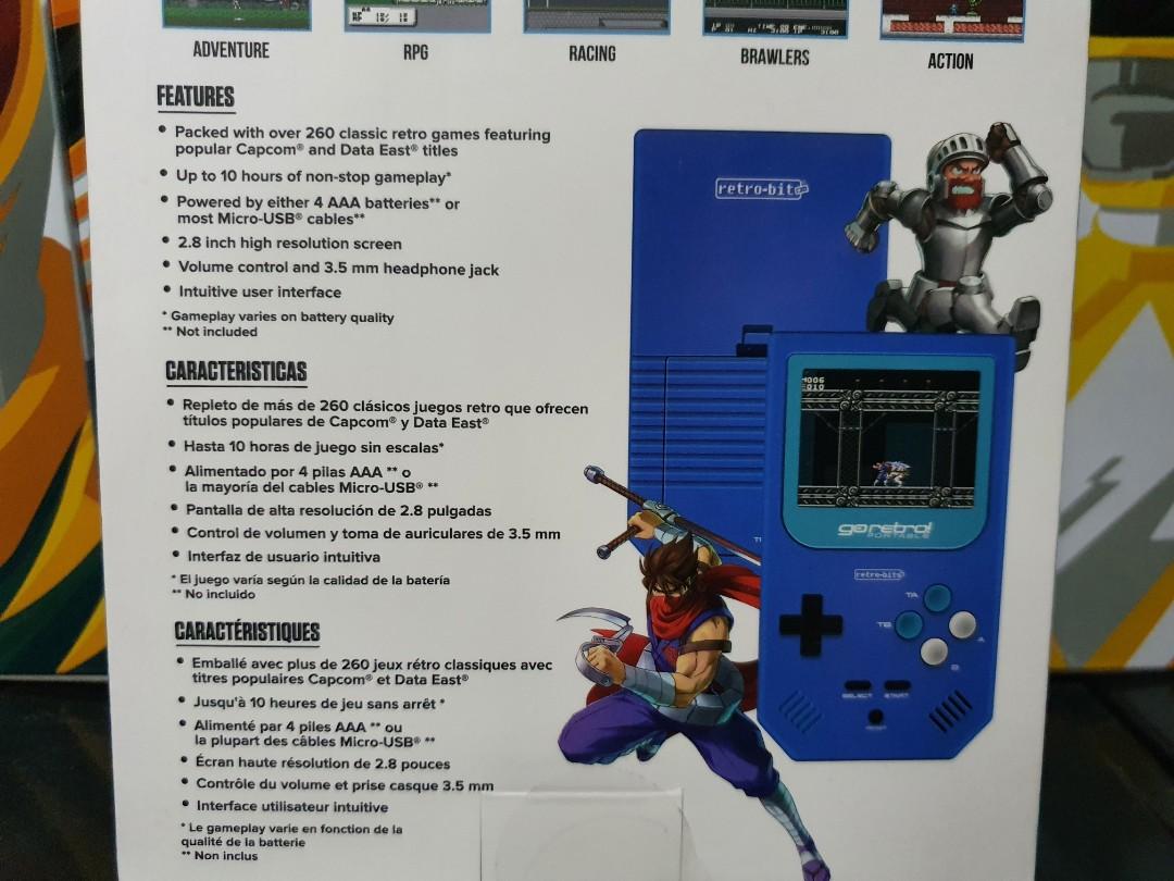 Go retro hotsell portable game list