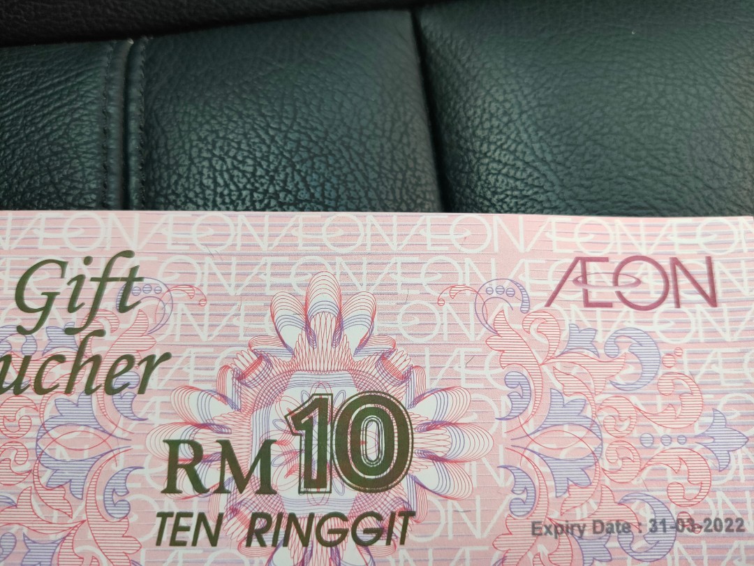 Rm900 Aeon Voucher Tickets Vouchers Gift Cards Vouchers On Carousell