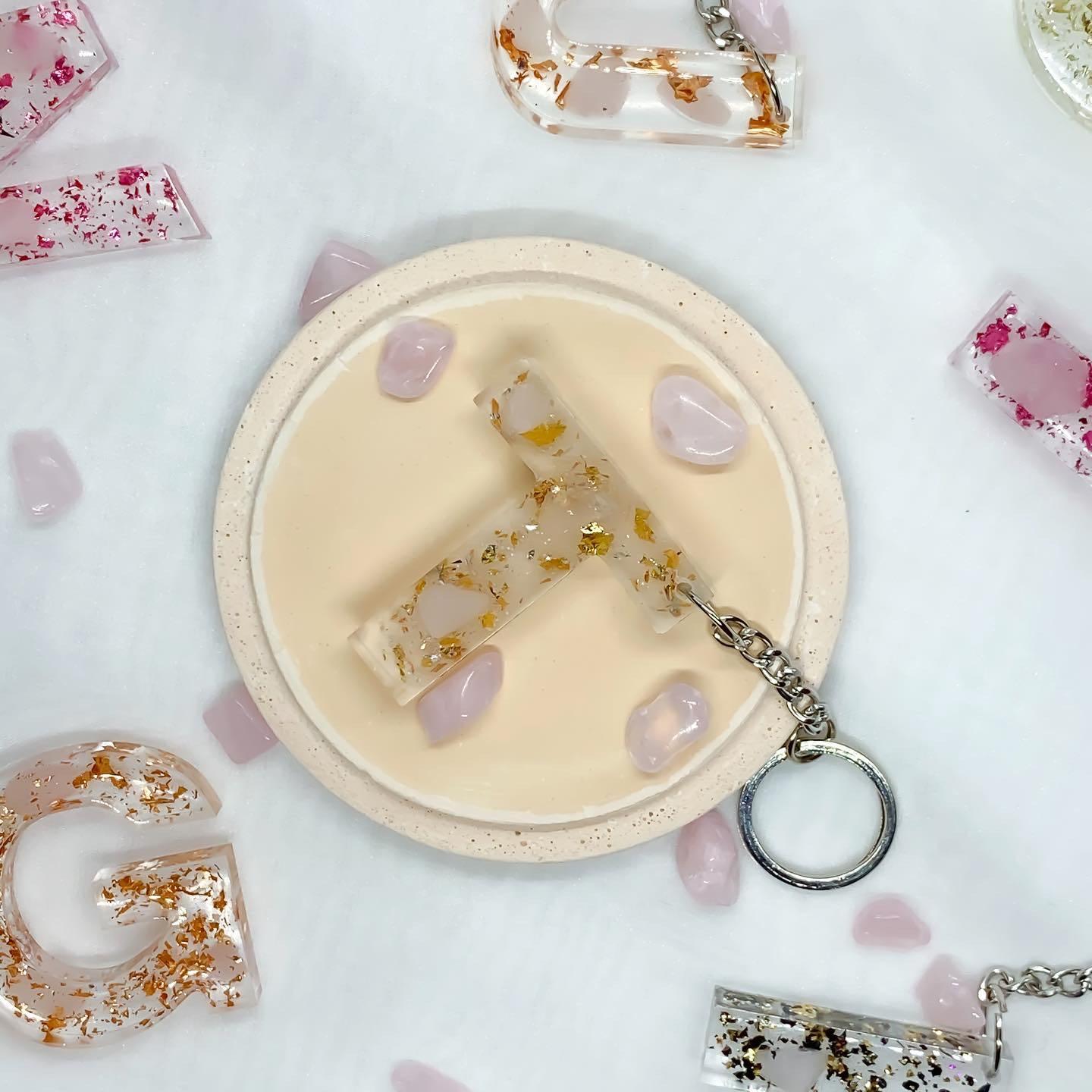 Quartz keychain top