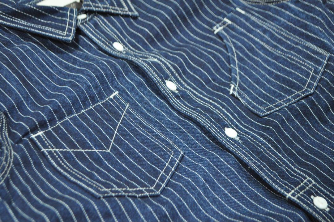 極美品】RRL WABASH STRIPE CHORE JACKET 人気の定番 stelic.com