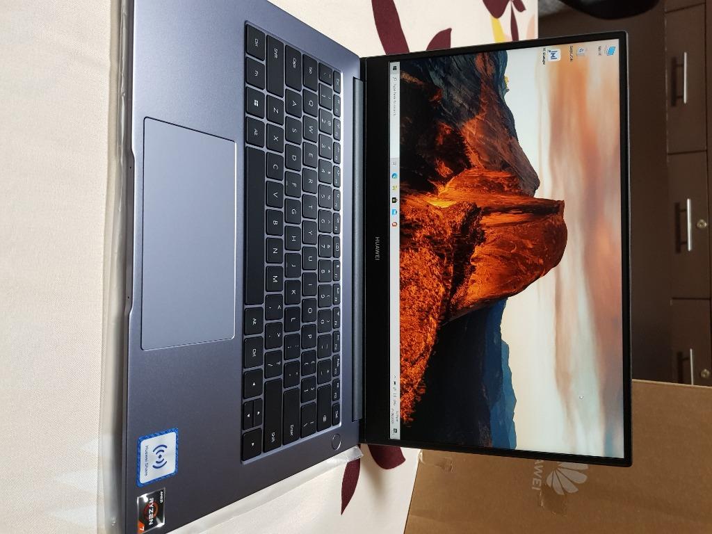 huawei matebook d14 ryzen 7 laptop and