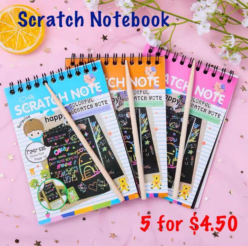 Scratch Notebook / Children Day Gift, Hobbies & Toys, Stationery