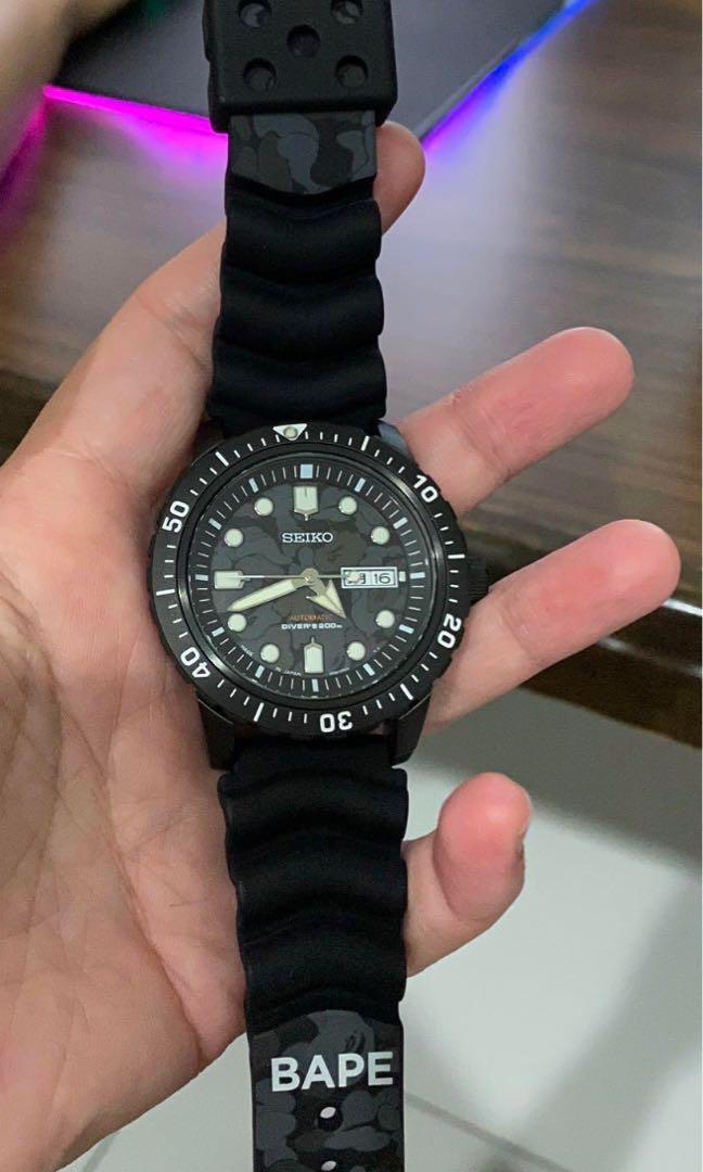 SEIKO X BAPE ABC MECHANICAL DIVERS WATCH時計 - 腕時計(アナログ)