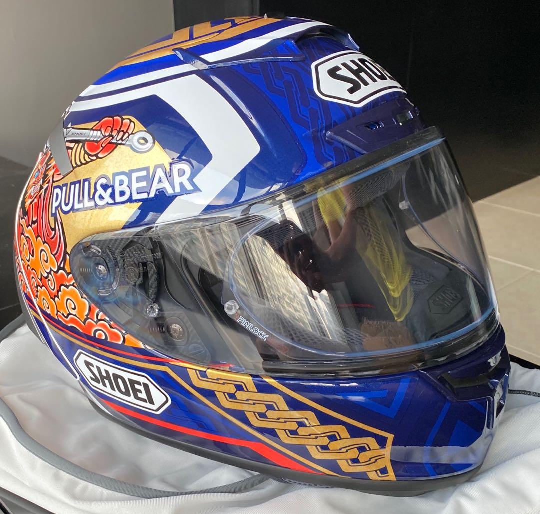 Shoei X 14 Marquez Motegi 3 Tc 2 With Transition Visor Motorcycles Motorcycle Apparel On Carousell