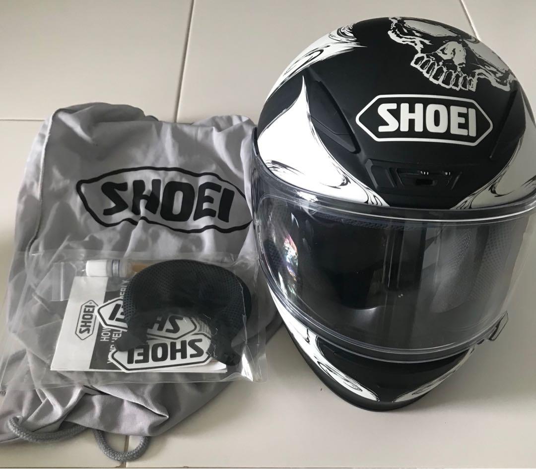 Shoei Z7 Seele Fullface helmet, Motorcycles, Motorcycle
