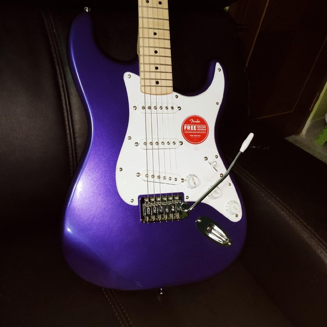 Squier fsr bullet stratocaster in metallic purple new arrivals