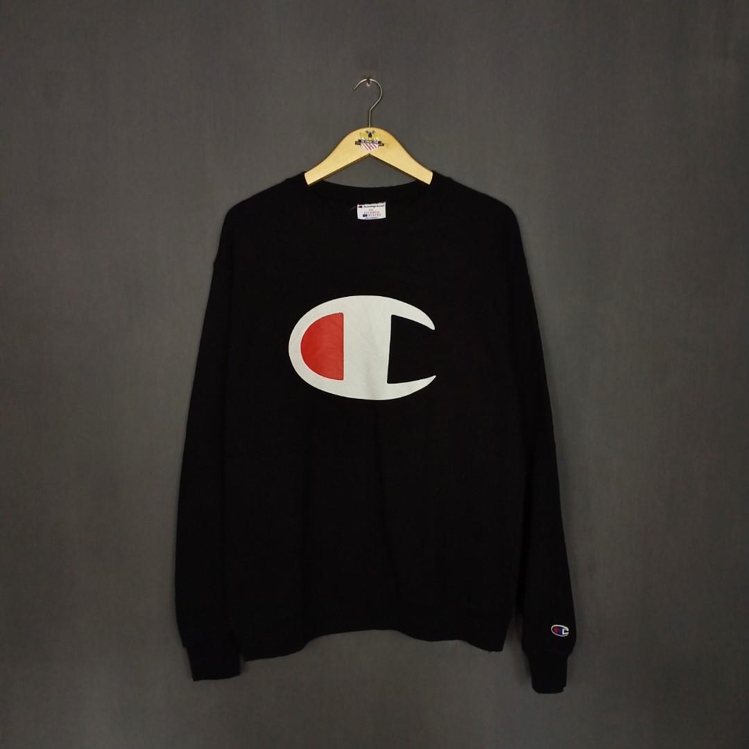 champion crew neck big logo Hi Tech Services