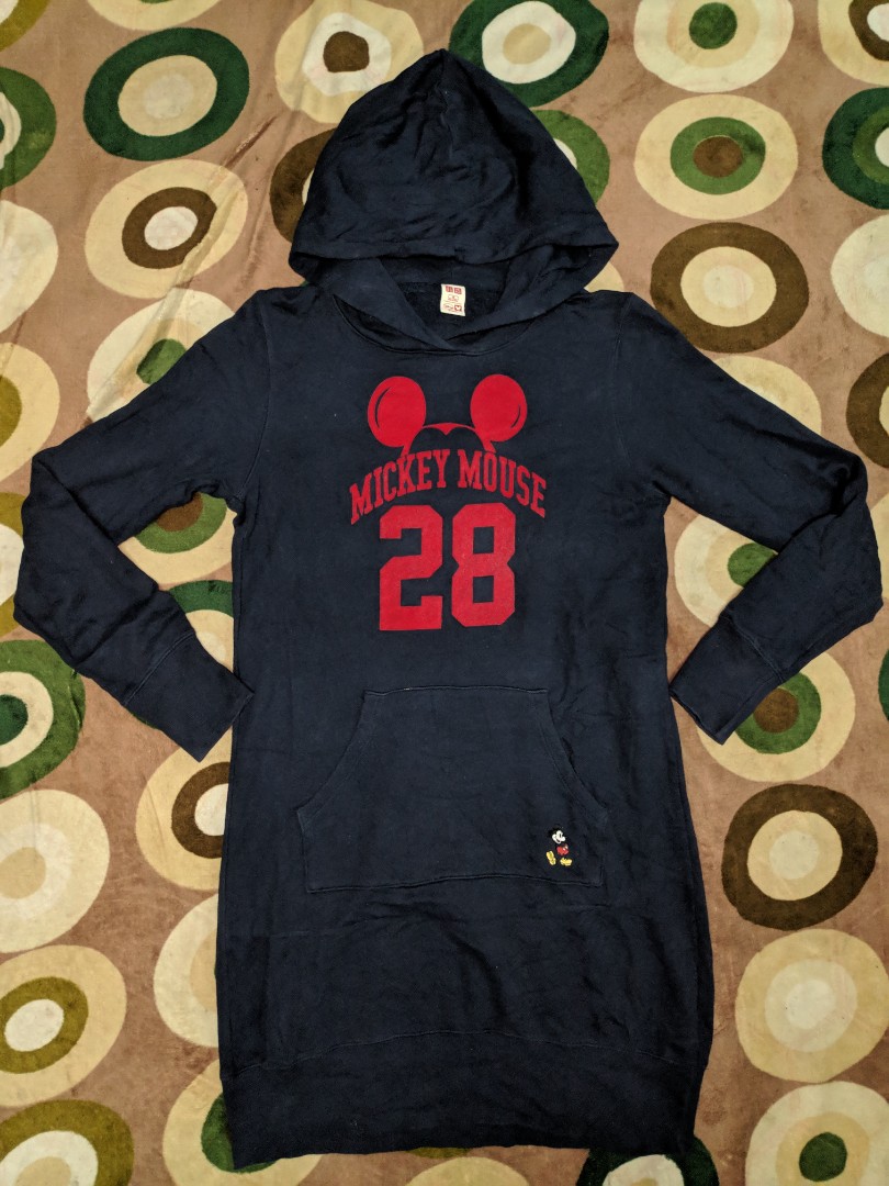 Uniqlo X Mickey Mouse Disney Hoodie Sweater Long Sleeves Women s