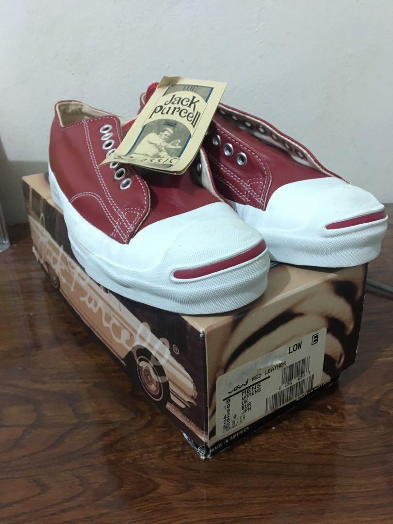 Converse jack purcell red store