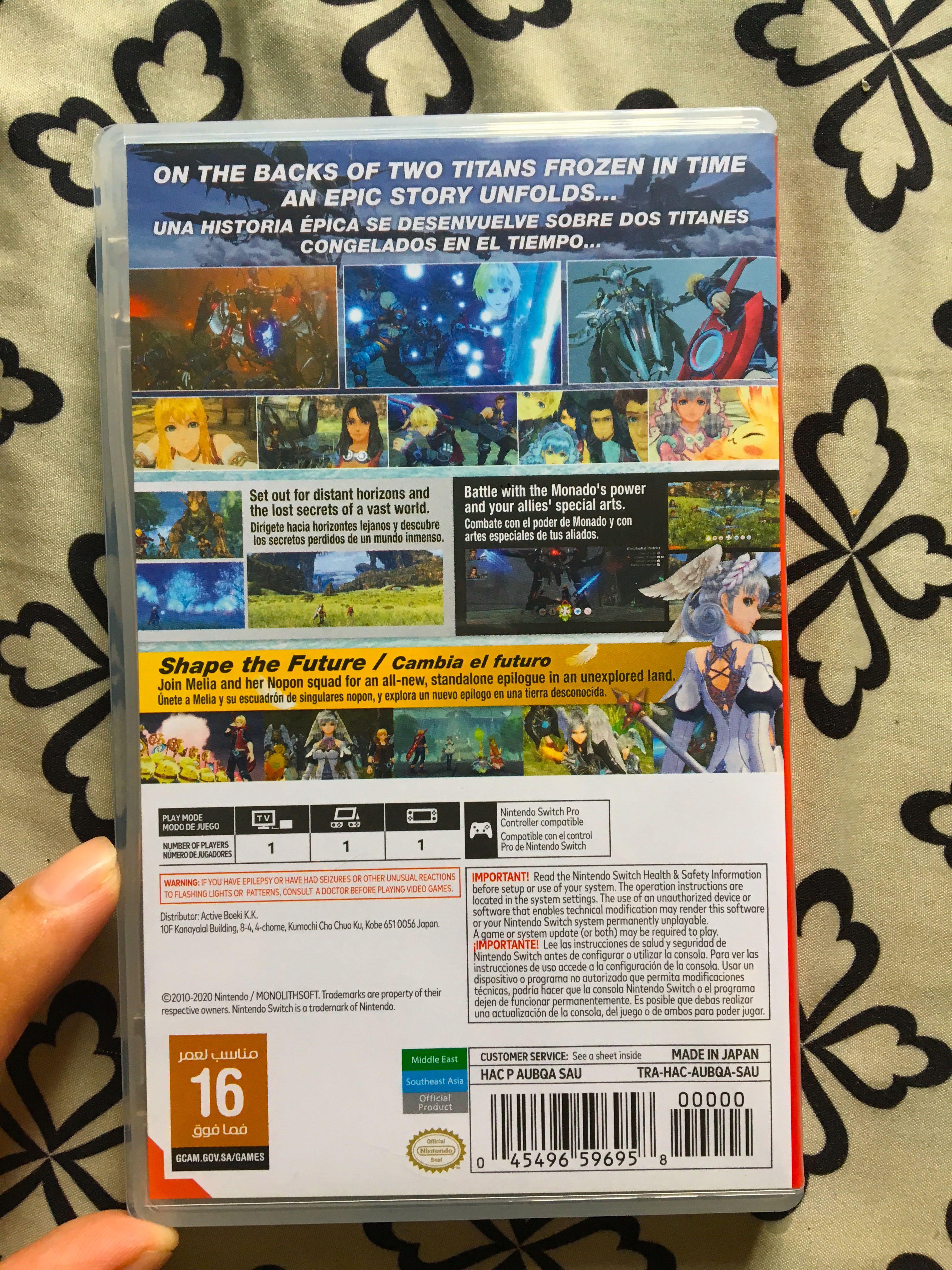 Xenoblade Chronicles Definitive Edition Nintendo Switch, Video Gaming