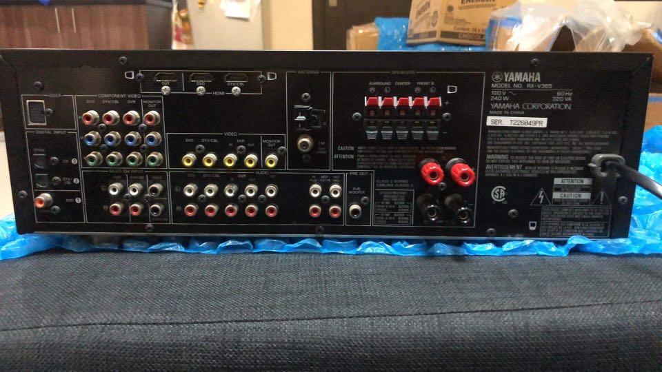YAMAHA RXV365 for BOSE 5.1 spk, Audio, Soundbars, Speakers