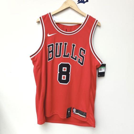 Zach Lavine Chicago Bulls Jersey Swingman NBA Basketball Nike Original Authentic Kaos Baju Basket Asli Size XL