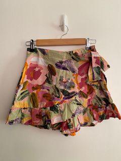 Zara floral skirt