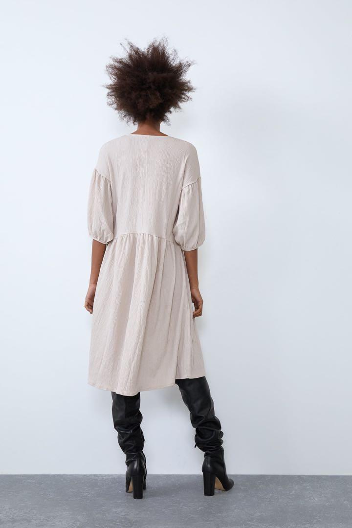 knee length dresses for ladies IC Collection Dress 6135D F24 M / Mustard