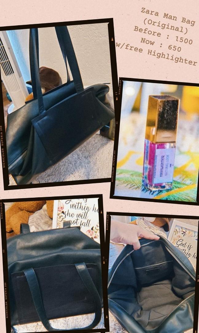 zara mens duffle bag