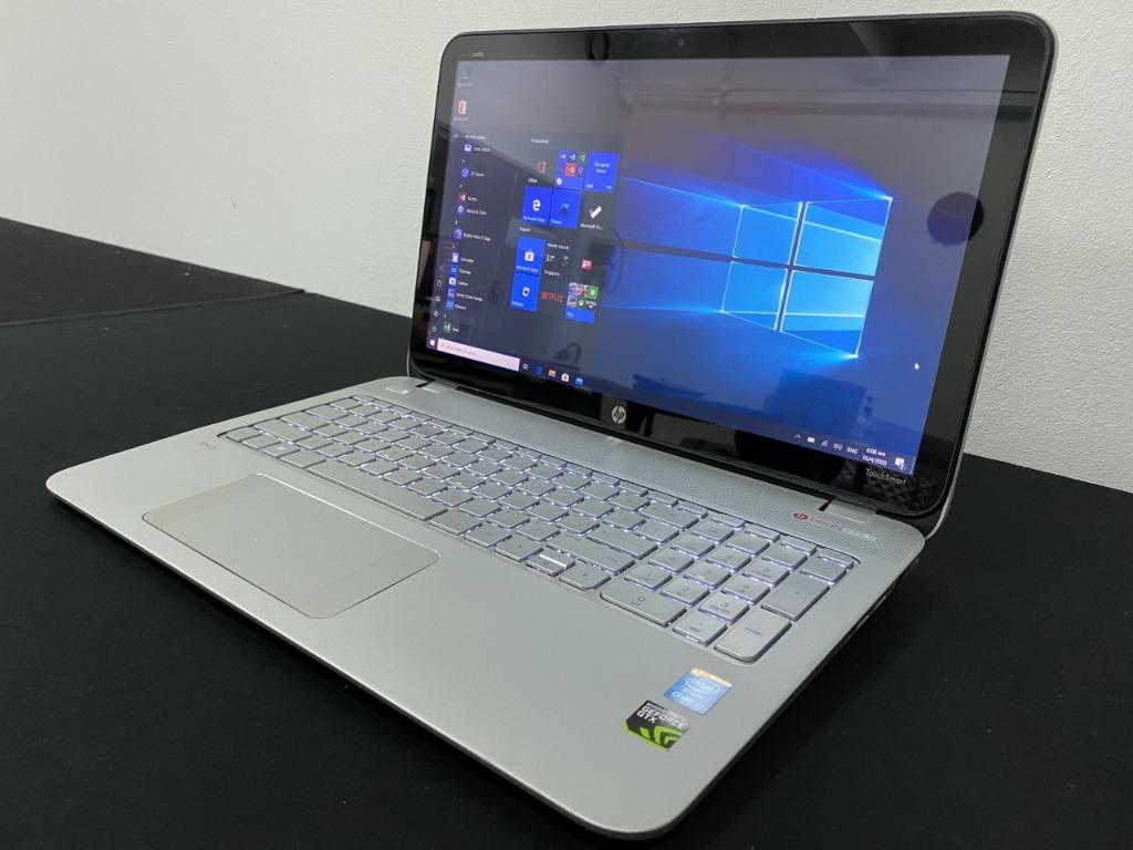 15 Touchscreen Hp Envy I7 High Specs Laptop 16gb Ram 1tb Hdd 12gb Graphics Electronics Computers Laptops On Carousell