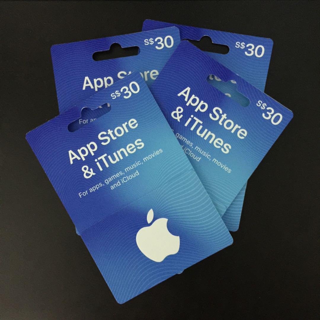 30 Apple Itunes Gift Cards Singapore Entertainment Gift Cards Vouchers On Carousell - roblox overview apple app store singapore