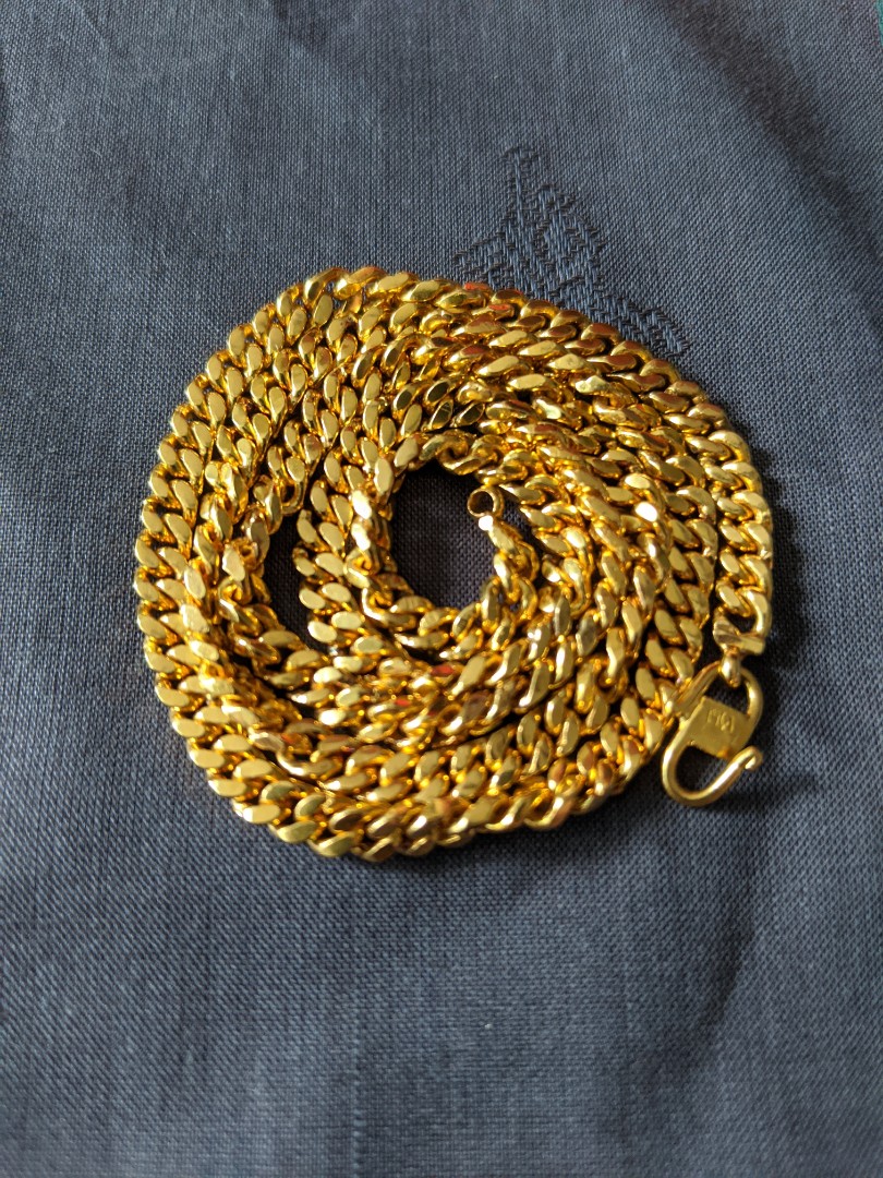 Gold chain cheap by the inch