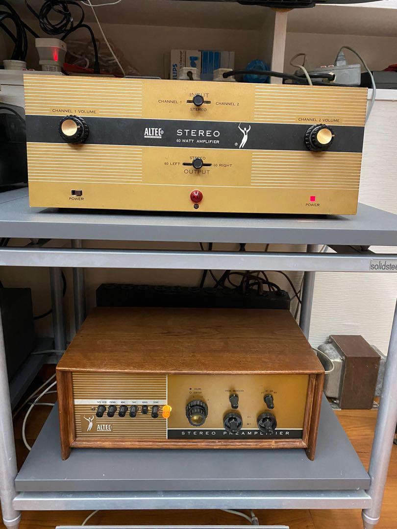 Altec古董前後級膽機 音響器材 可攜式音響設備 Carousell