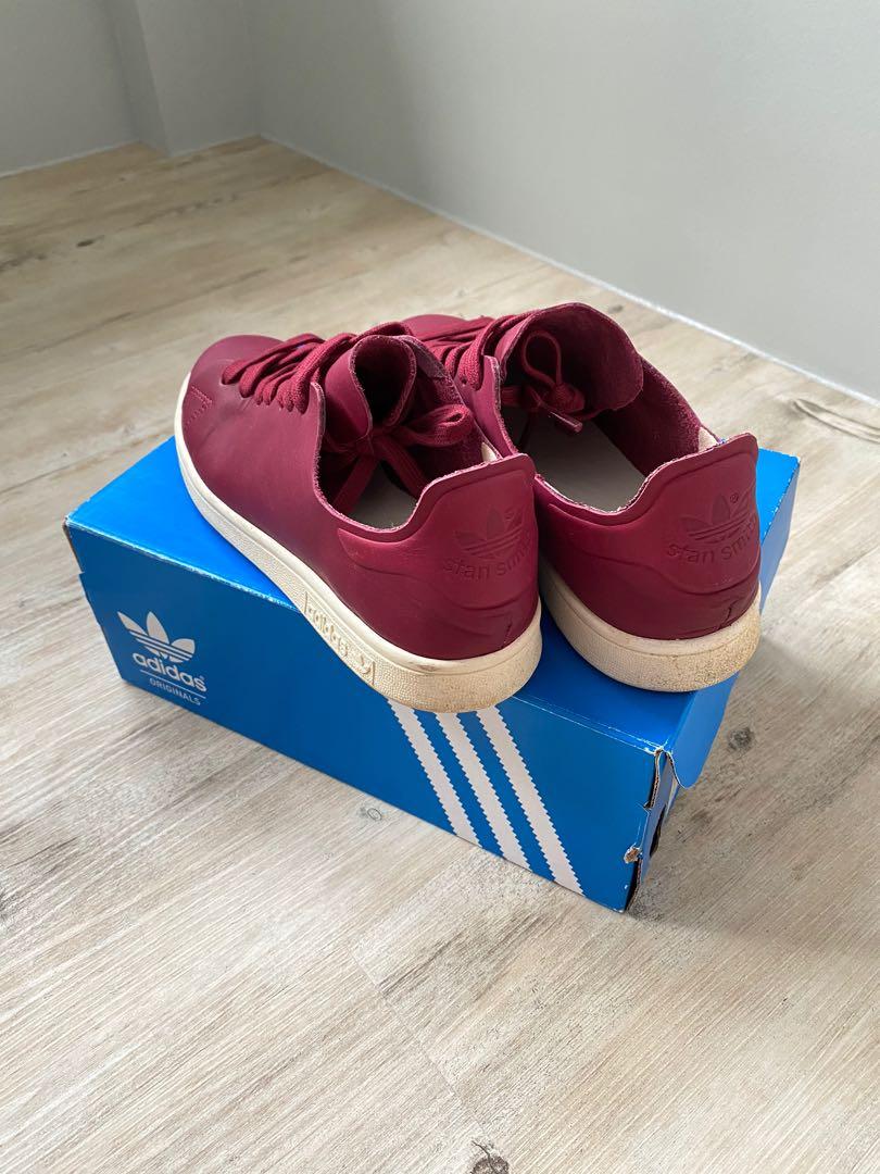 ADIDAS Women s Stan Smith Nuude W Collegiate Burgundy Sneakers