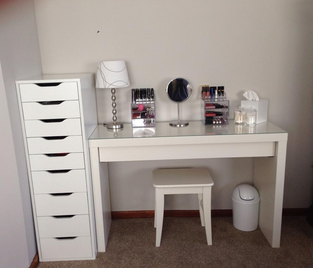 Drawers that fit under deals malm dressing table