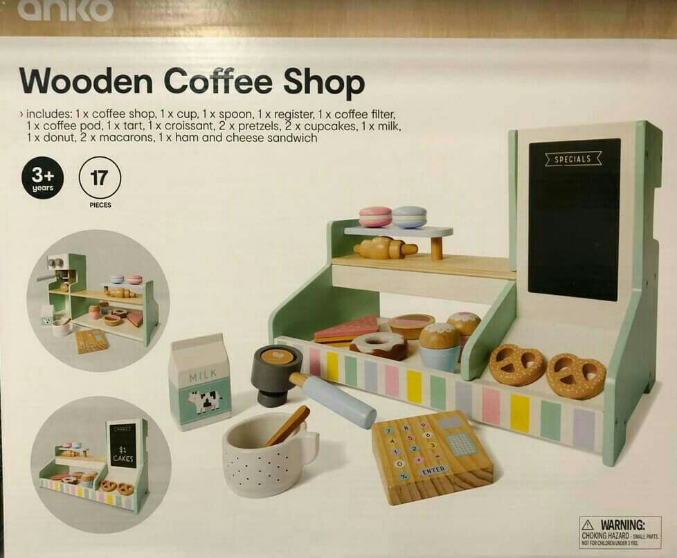 Kmart wooden sale coffee shop
