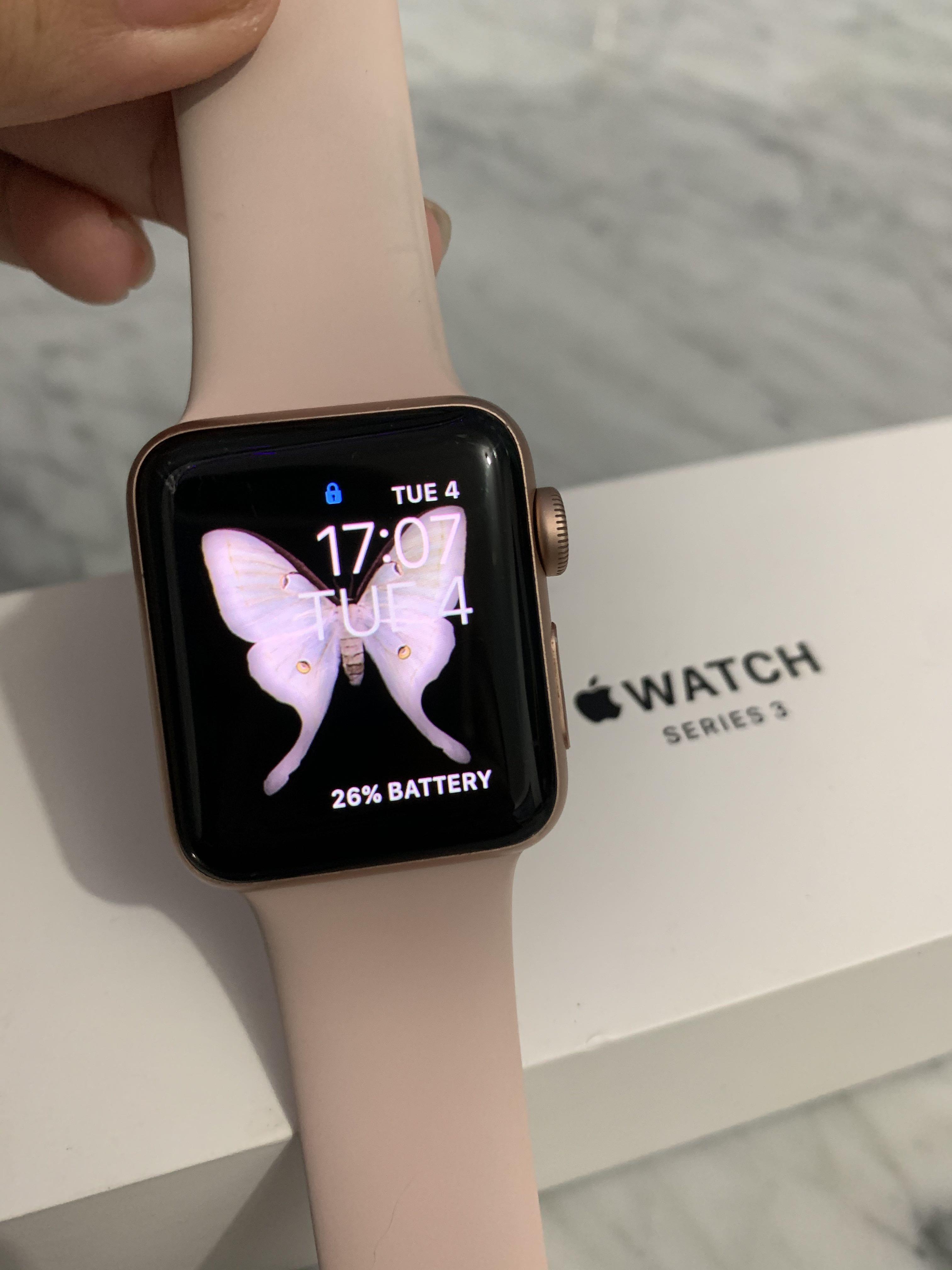 Apple Watch Series 3 Rose Gold 38mm, Mobile Phones & Gadgets