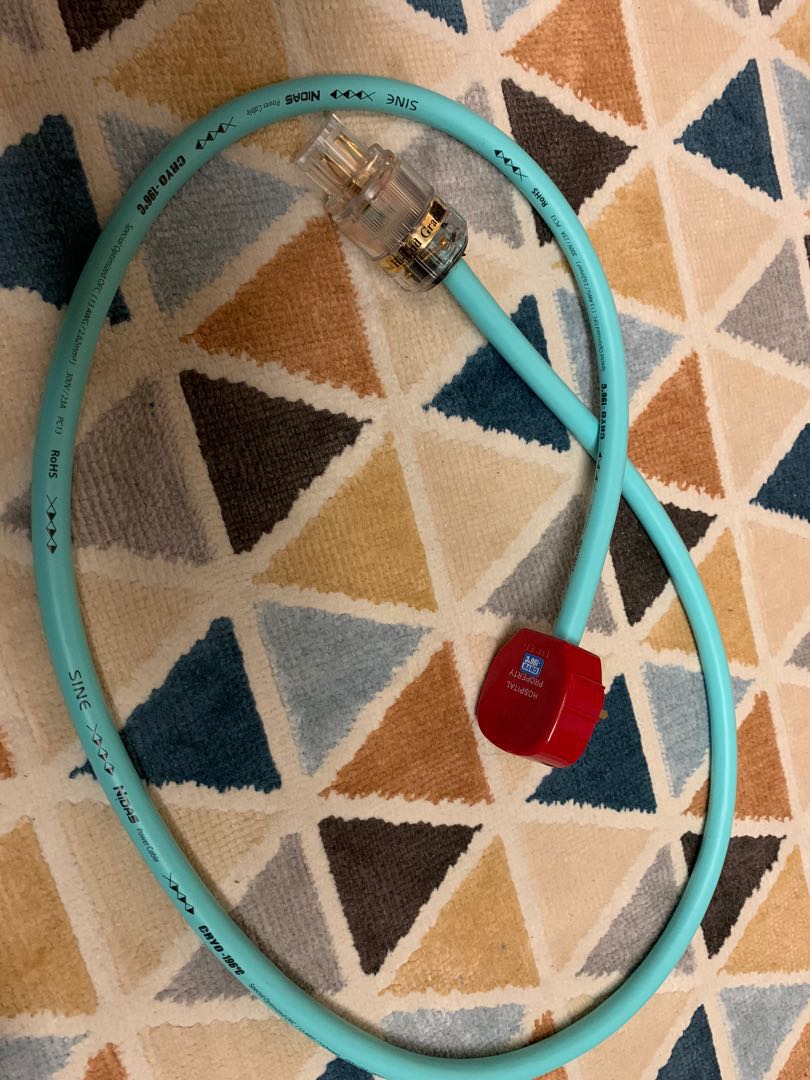 Audiophile SINE Nidas Cyro Power Cord, Audio, Other Audio Equipment on ...